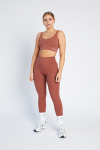 Empower Sports Bra - Rust